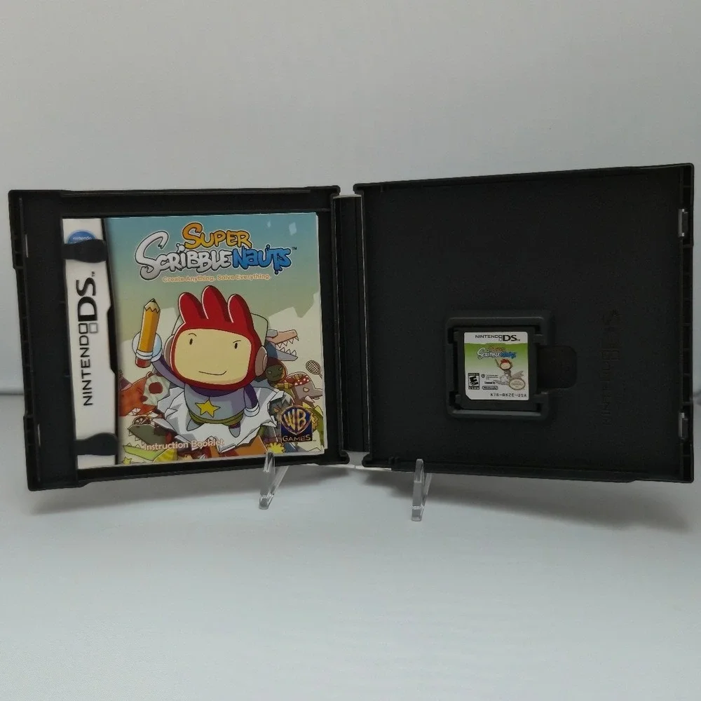 Super Scribblenauts - Nintendo DS - Complete‎ CIB W/ Manual Tested Very Clean